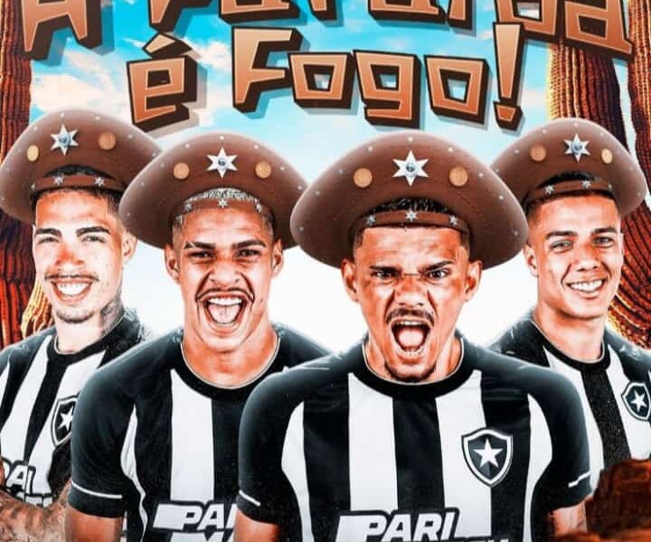 Botafogo Carioca faz homenagem aos quatro atletas paraibanos