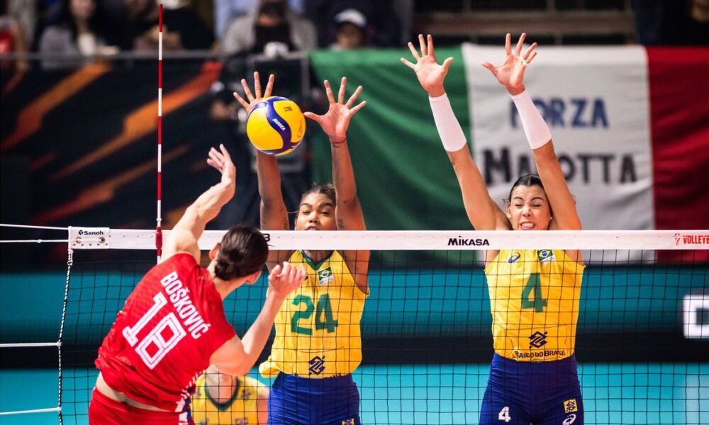 Brasil atropela o Peru e conquista a 2ª vitória no Pré-Olímpico feminino de vôlei