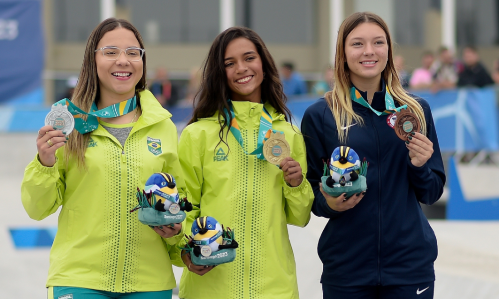 Skatista Rayssa Leal ganha primeiro ouro do Brasil no Pan neste sábado